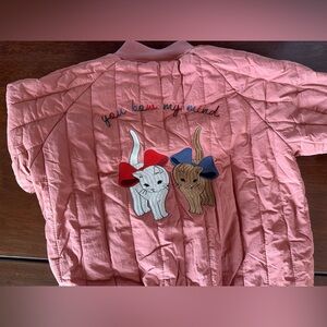 Konges Slojd Juno Bomber Jacket Canyon Rose size 5-6Y